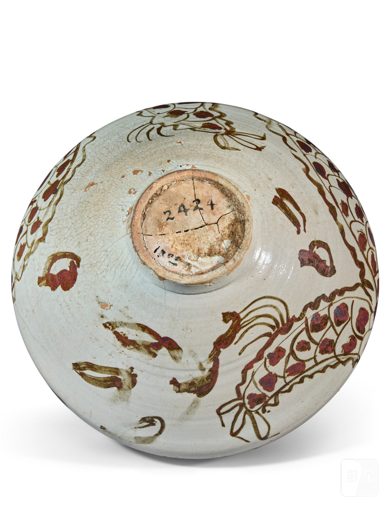 JARRE EN PORCELAINE À DÉCOR À L'OXYDE DE FER DE DRAGON  CORÉE, DYNASTIE JOSEON, XVIIE-XVIIIE SIÈCLE - 图5